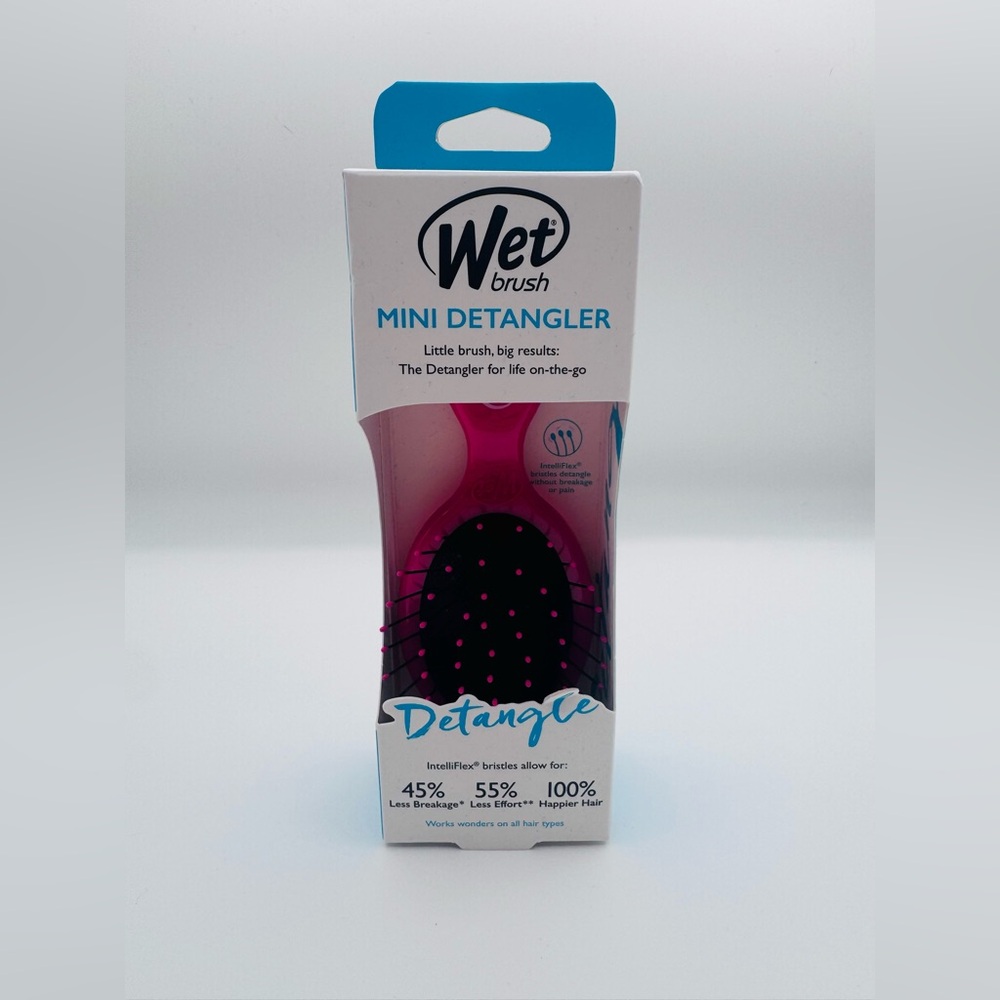 Wet Brush Mini Detangler Hair Brush Pink | New In Box